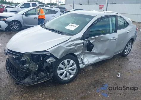 2015 Toyota Corolla Le из США, поврежденный, VIN 5YFBURHE4FP251586